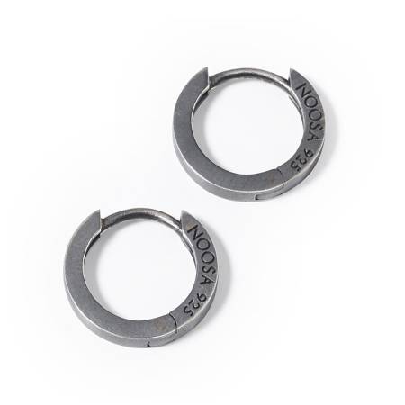 NOOSA RELIC Ohrringe CREOLE CLASSIC oxidized silver - ohne Relic