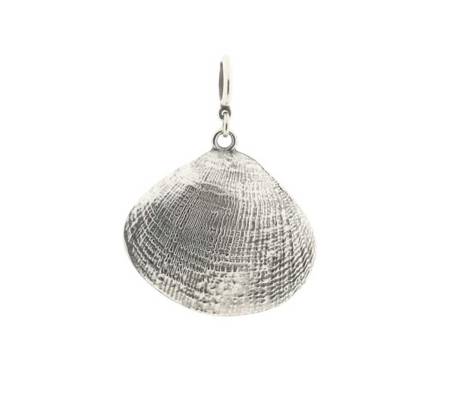 QOSS Anhänger Muschel silber