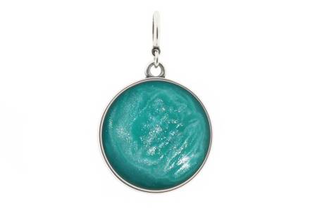 QOSS AnQOSS-Anhaenger-SYLVIA-35-mm-turquoisehänger SYLVIA Ø 2 cm turquoise