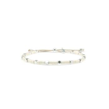 QOSS Armband BOUKJE prosecco silber 2 mm