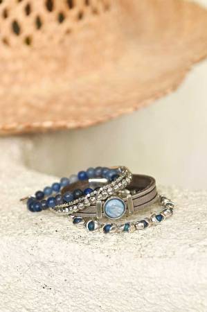 Preview: QOSS Armband BENTE full silver