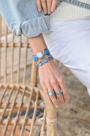 Preview: QOSS Armband BENTE full silver