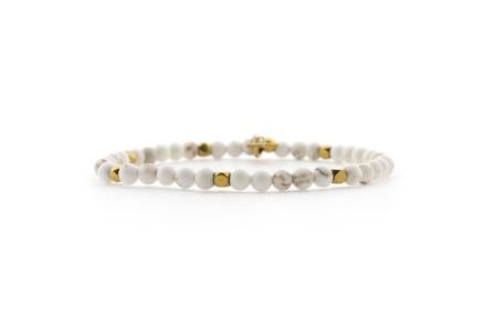 QOSS Armband MANON gold white Turquoise
