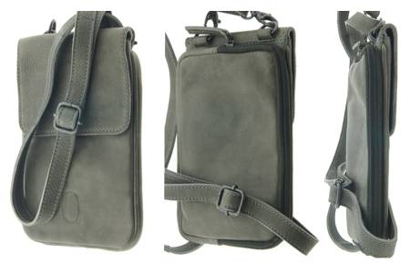 QOSS Echtledertasche MIRRE braun