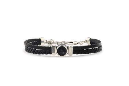 QOSS Armband FLORIEN schwarz schwarz
