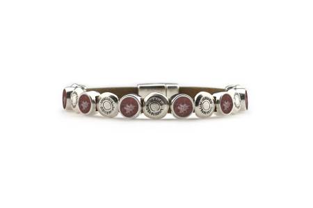 QOSS Armband JOSE taupe chocolate