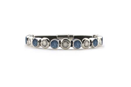 QOSS Armband JOSE vintage schwarz jeansblau