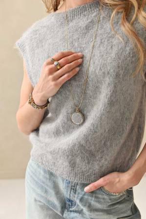 Preview: QOSS Kette TANJA gold 85 cm