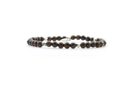 QOSS Armband MANON silber Bronzit