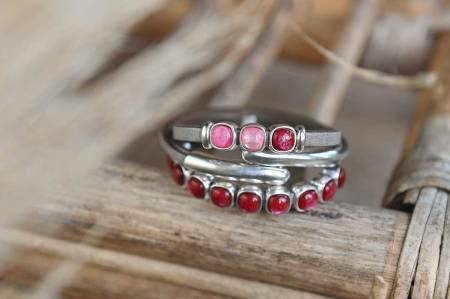 Preview: QOSS Armband HANNEKE grau