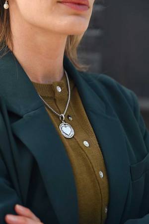 QOSS Anhänger SANNA silber