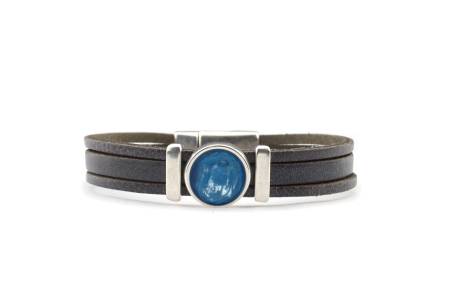 QOSS Armband NAOMI vintage schwarz saphirblau
