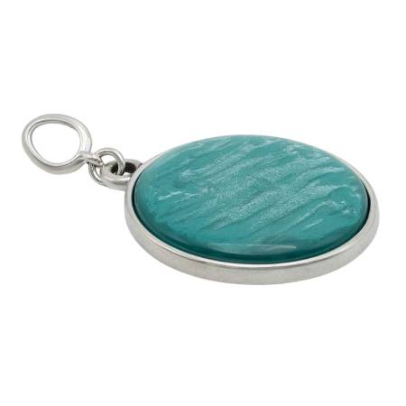 QOSS AnQOSS-Anhaenger-SYLVIA-35-mm-turquoisehänger SYLVIA Ø 2 cm turquoise