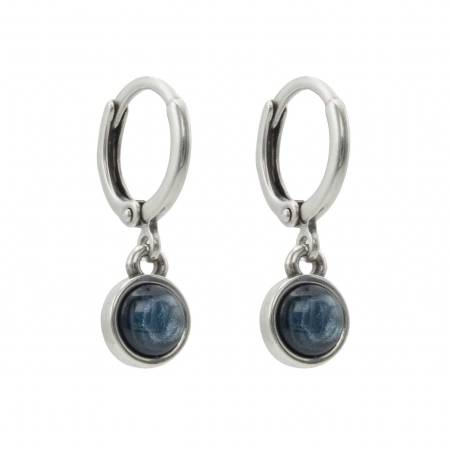 QOSS Ohrringe Creole MARA jeansblau