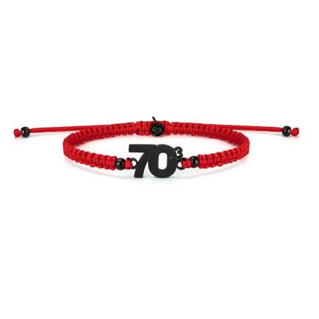 SAILBRACE Armband 70.3 BLACK RED BRAIDED