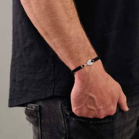 SAILBRACE Armband SILVER PADEL BRAIDED