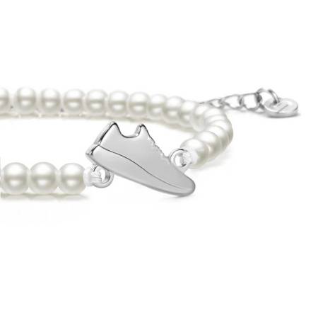 SAILBRACE Armband PEARL SILVER RUNNER CHAIN