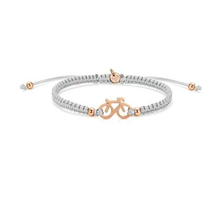 SAILBRACE Armband ROSÉ BIKE GREY BRAIDED