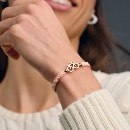 SAILBRACE Armband ROSÈ BIKE NUDE BRAIDED