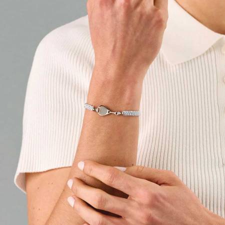 SAILBRACE Armband ROSÈ PADEL GREY BRAIDED