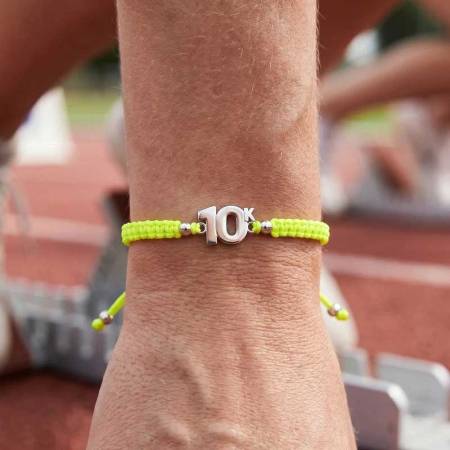 Preview: SAILBRACE Armband 10K NEON YELLOW BRAIDED