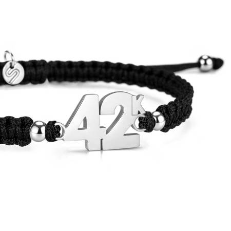 Preview: SAILBRACE Armband 42K BLACK BRAIDED