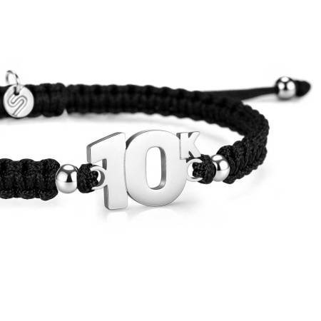 Preview: SAILBRACE Armband 10K BLACK BRAIDED