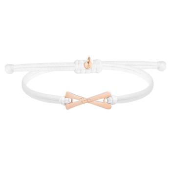 SAILBRACE Armband St. MORITZ SKI weiss-rosé