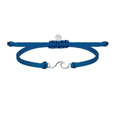 SAILBRACE Armband blau DEEP BLUE WAVE silber