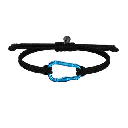 SAILBRACE Armband schwarz CLIMB blue metallic