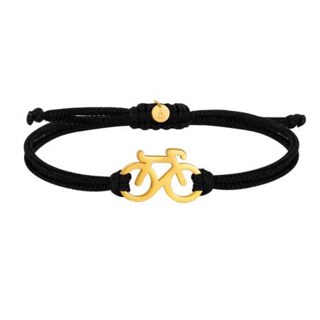 SAILBRACE Armband schwarz BICYCLE ROYAL gold