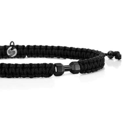Preview: SAILBRACE Armband BLACK GYM BRAIDED