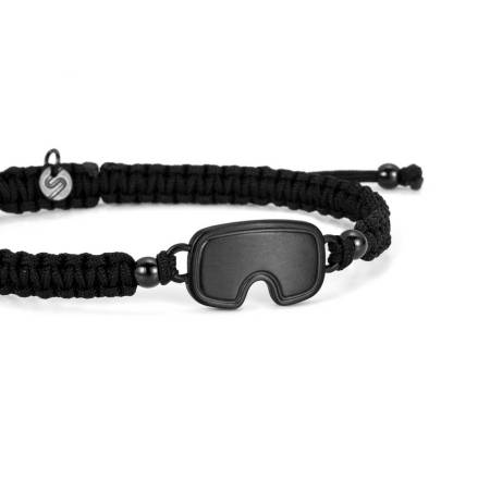 Preview: SAILBRACE Armband BLACK ICE SNOW BRAIDED