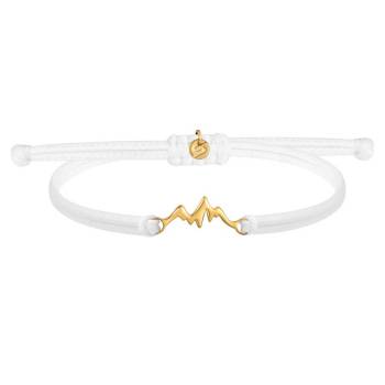 SAILBRACE Armband GOLDEN PEAK MOUNTAIN weiss-gold