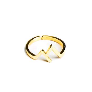 SAILBRACE Ring MOUNTAIN gold