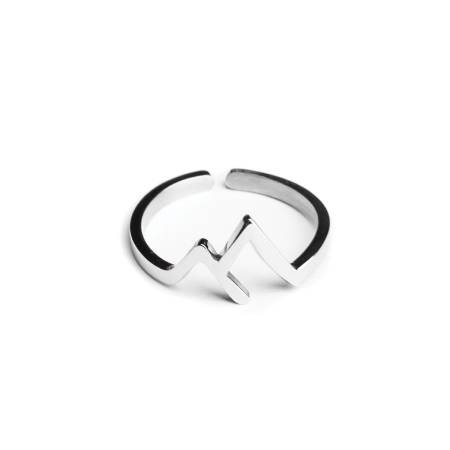 SAILBRACE Ring MOUNTAIN silber