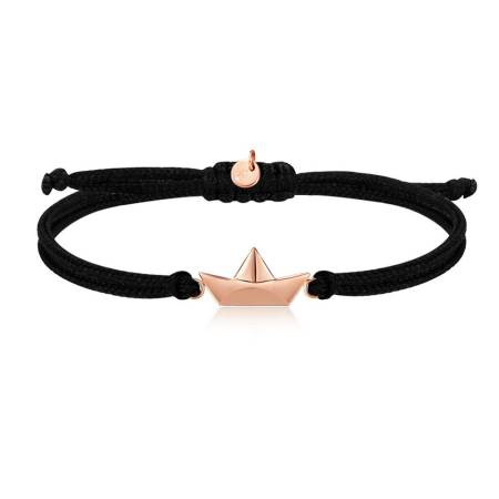 SAILBRACE Armband schwarz FRIENDSHIP rose