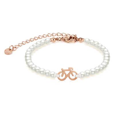 SAILBRACE Armband PEARL ROSÉ BIKE CHAIN