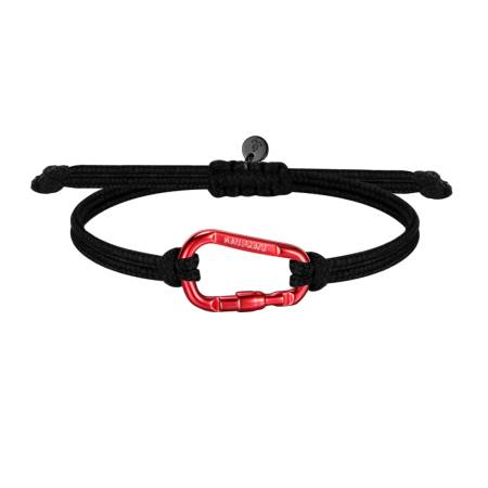 SAILBRACE Armband schwarz CLIMB red metallic