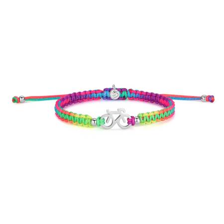 SAILBRACE Armband SILVER BIKE CHROMATIC BRAIDED