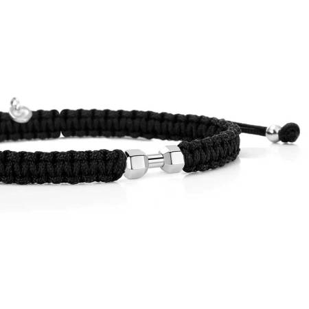 Preview: SAILBRACE Armband SILVER GYM BRAIDED