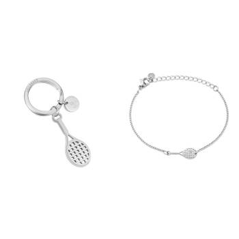 SAILBRACE Geschenkset WINNER TENNIS silber