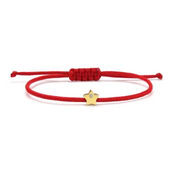 SAILBRACE Armband WISH STAR rot-gold