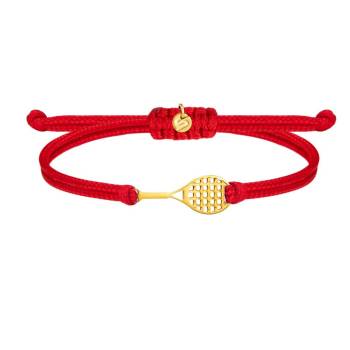 SAILBRACE Armband TENNIS XMAS rot-gold