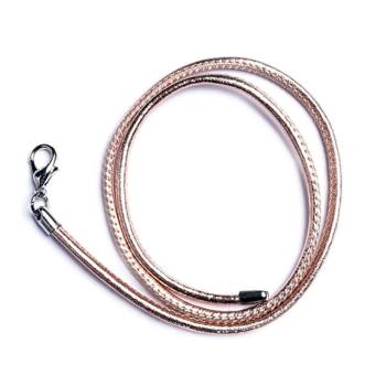 SchauTime LEDERKETTE Ibiza RoseGold 44 cm