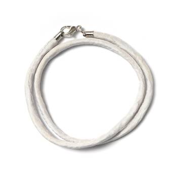 SchauTime SEIDENKETTE Platinum 44 cm