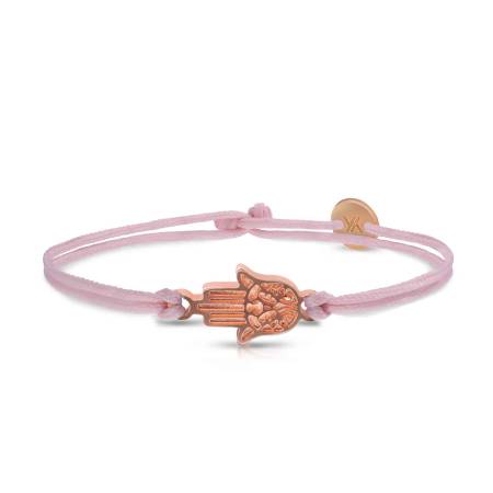 UKIYYO Armband rosa HAMSA roségold