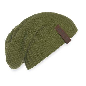 KNIT FACTORY Beanie COCO moosgrün