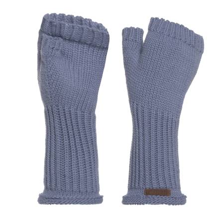 KNIT FACTORY Handstulpen CLEO indigo