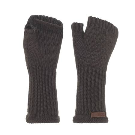 KNIT FACTORY Handstulpen CLEO taupe
